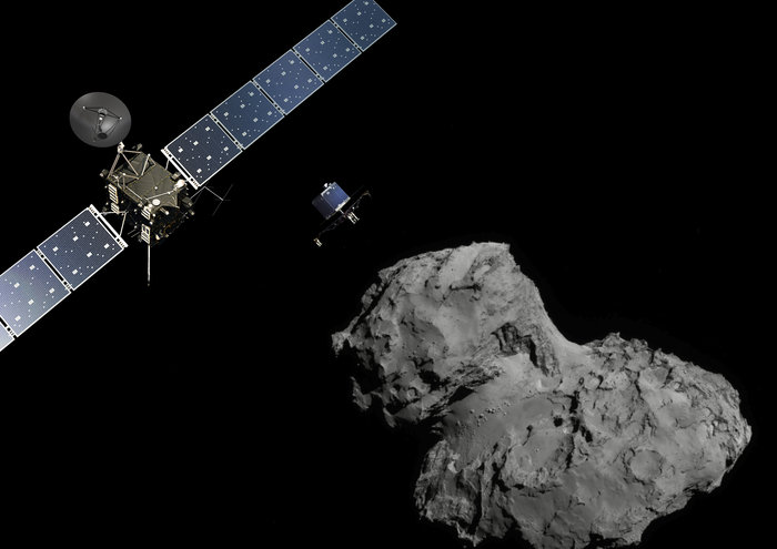 About the Rosetta comet landing mission
