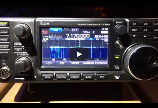 Icom IC-7300 first impressions from AB4BJ