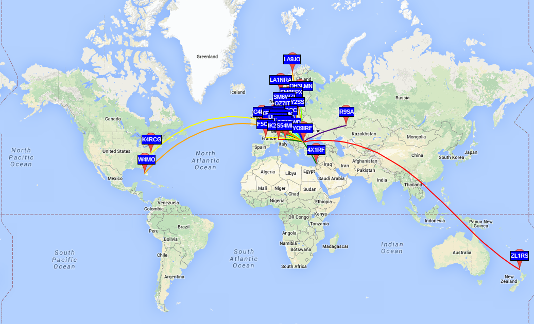 Testing the Ultimate 3 WSPR beacon
