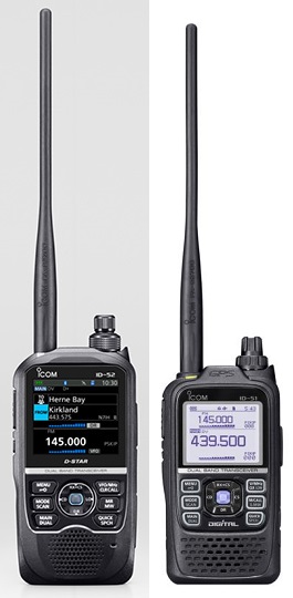 Transceptor portátil D-Star VHF/UHF ICOM ID-52 – DMR-BRASIL