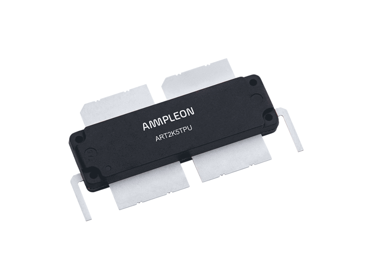 Ampleon ART2K5TPU – new 2.5kW LDMOS transistor for broadband RF power amplifiers
